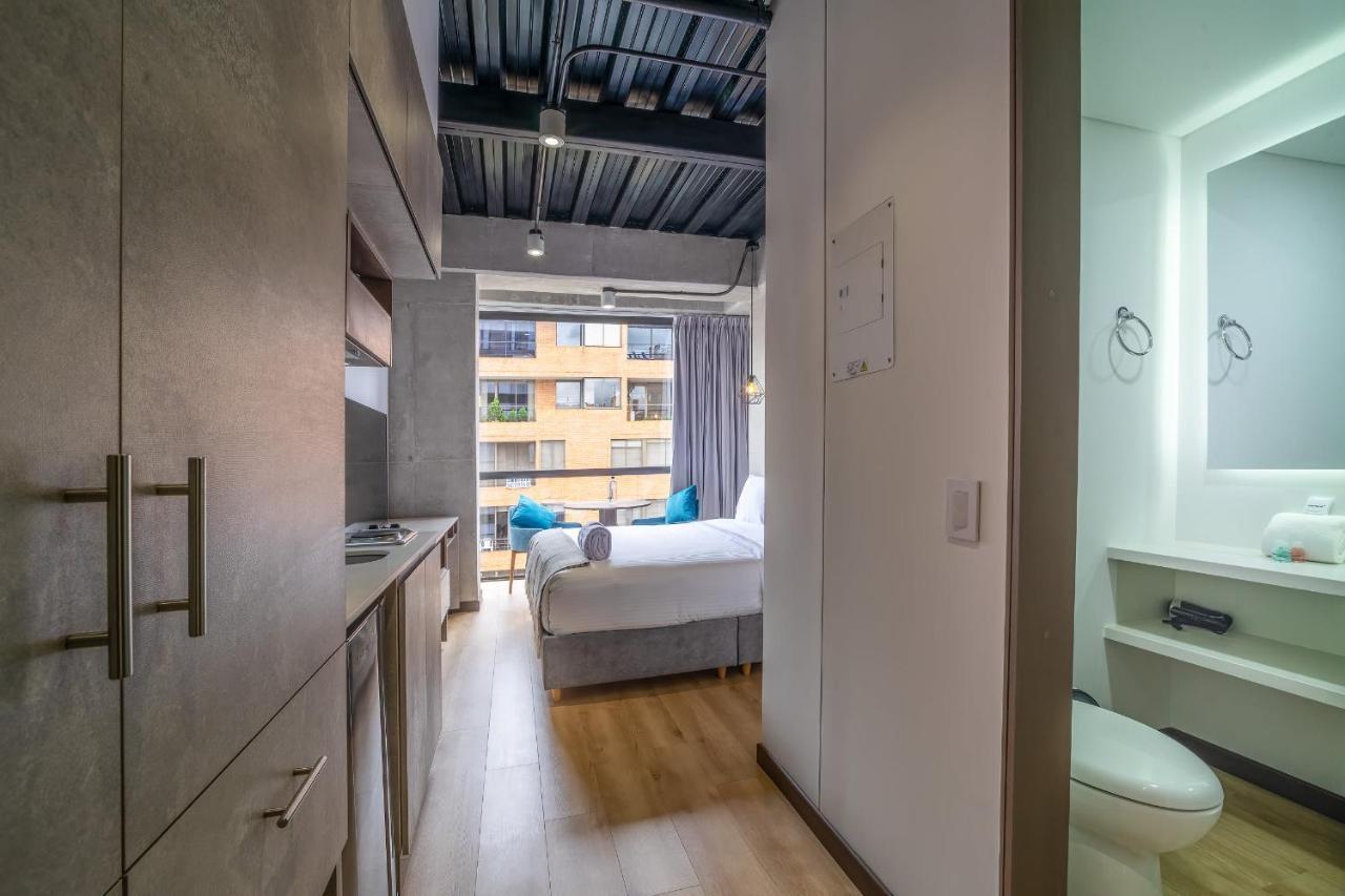 דירות בוגוטה Cozy Loft In Parque Virrey מראה חיצוני תמונה