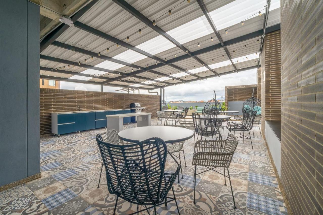 דירות בוגוטה Cozy Loft In Parque Virrey מראה חיצוני תמונה